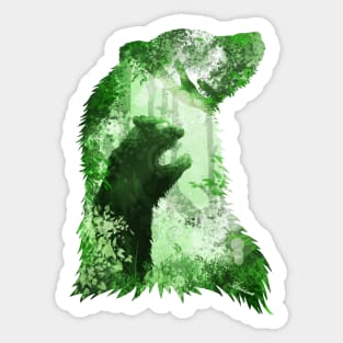 Evergreen Bear Sticker